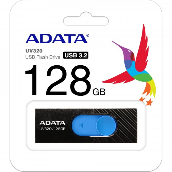 USB памет 128GB USB UV320 ADATA BLACK