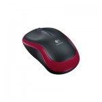 Мишка LOGITECH M185 WL/NB/BLACK+RED