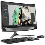 Компютър Clearance Lenovo IdeaCentre AIO 720 23.8 WVA FullHD i77700 up to 5.2GHz QuadCore, GT960A 2GB DDR5, 8GB DDR4, 1TB 7200rpm 3.5 + 256GB SSD m.2, WiFi, BT, FHD cam, Black + Wireless keyboard and mouse