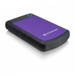 Външен хард диск Твърд диск Transcend 1TB StoreJet 25H3 USB 3.0 2.5 Rubber Case, AntiShock, Purple