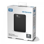 Външен хард диск HDD 2TB USB 3.0 Elements Portable Black