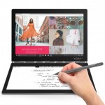 Таблет Lenovo Yoga Book C930 4G/3G WiFi BT4.2, m37Y30 up to 2.6GHz, 10.8 QHD IPS 2560x1600 + 10.8 FullHD EInk 1920x1080, 4GB DDR3, 128GB SSD, 2MP cam, Nano SIM, MicroSD up to 512GB, 2xUSBC, Dolby Atmos, Multilanguage EInk keyboard, up to 10 hours battery