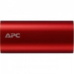 APC Mobile Power Pack, 3000mAh Liion cylinder, Red
