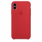 Apple iPhone XS Silicone Case (PRODUCT) RED