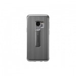 Samsung Galaxy S9, Protective standing cover, Silver