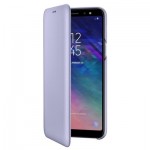 Samsung Galaxy A6+ (2018), Flip Wallet Cover, Violet