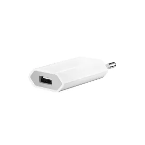 Apple 5W USB power Adapter (EU) 220V, без включен USB кабел, подходящ за iPhone