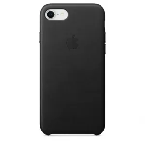 Apple iPhone 8/7 Leather Case Black