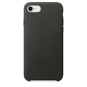 Apple iPhone 8/7 Leather Case Charcoal Gray