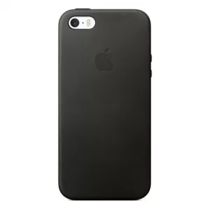 Apple iPhone SE Leather Case Black