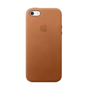 Apple iPhone SE Leather Case Saddle Brown