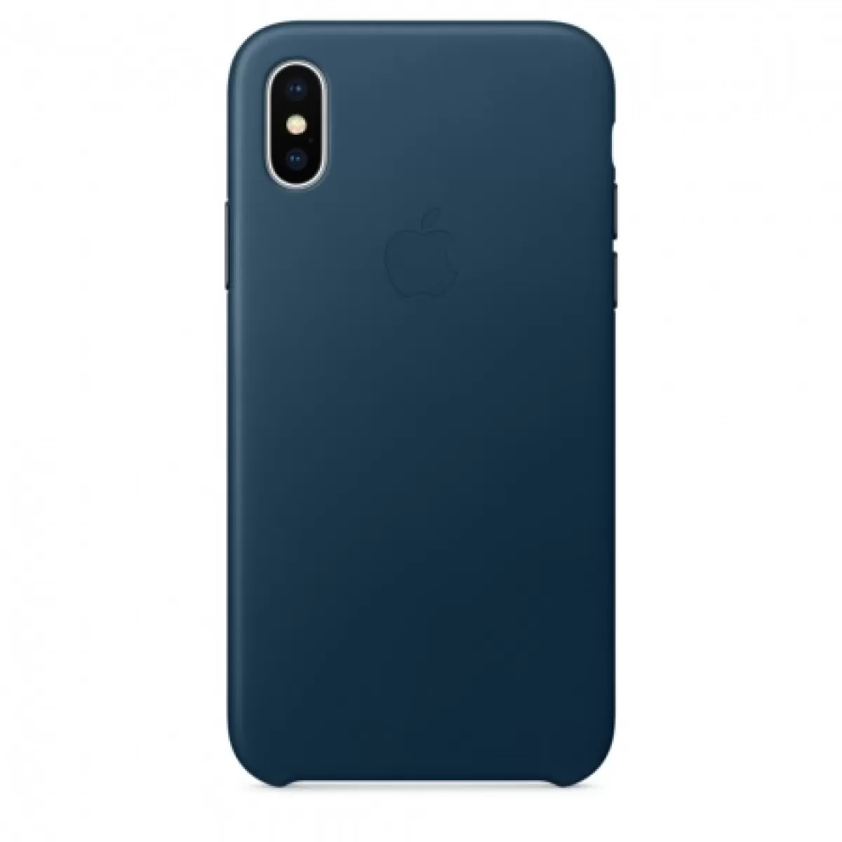 Apple iPhone X Leather Case Cosmos Blue