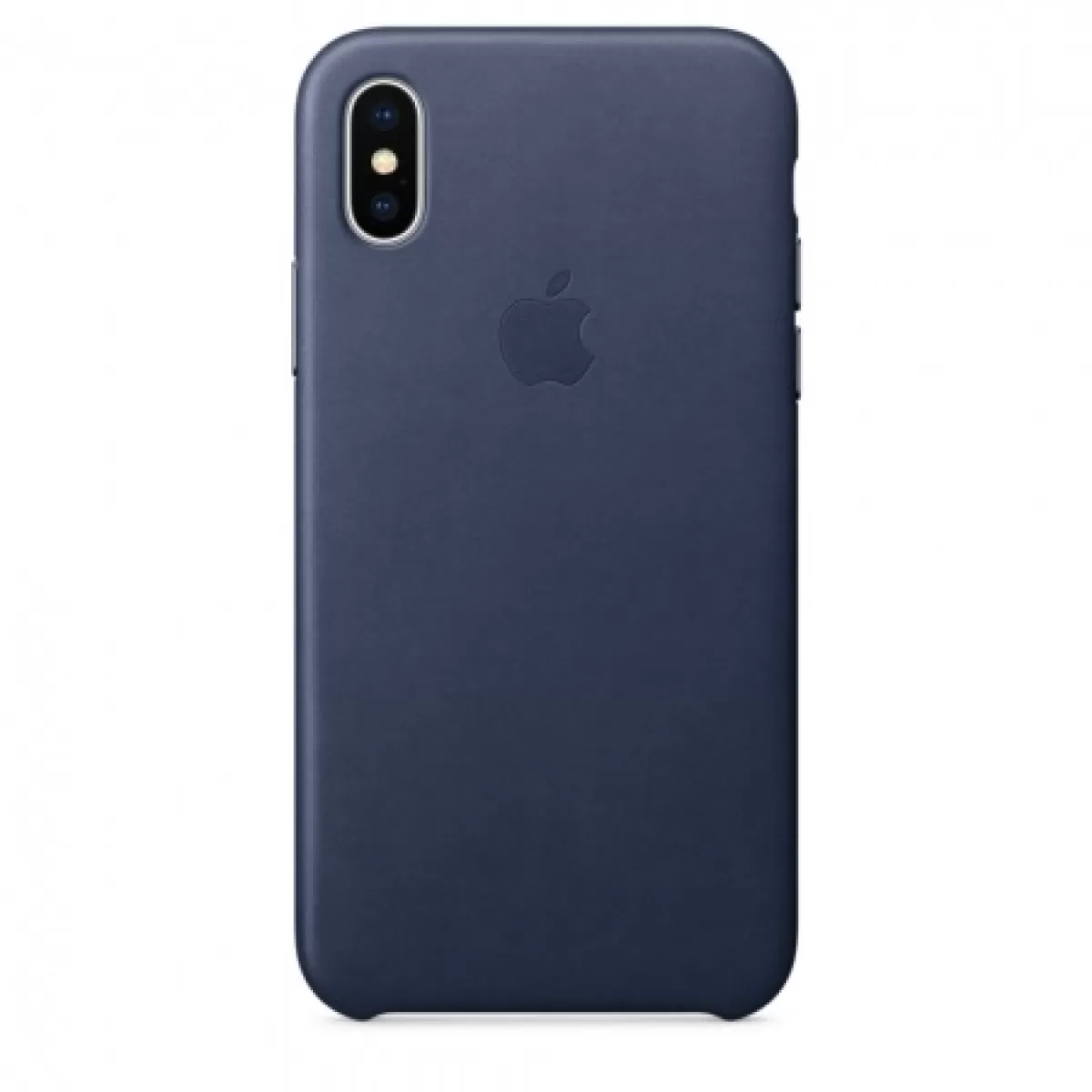 Apple iPhone X Leather Case Midnight Blue