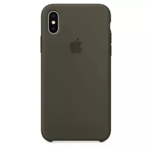 Apple iPhone X Silicone Case Dark Olive