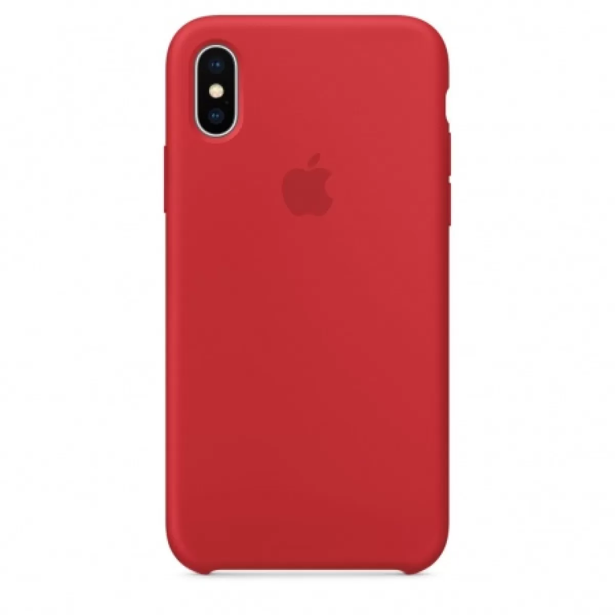 Apple iPhone X Silicone Case (PRODUCT) RED