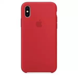 Apple iPhone X Silicone Case (PRODUCT) RED