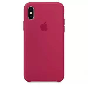 Apple iPhone X Silicone Case Rose Red