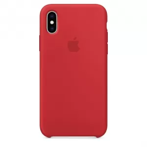 Apple iPhone XS Silicone Case (PRODUCT) RED