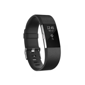 Fitbit Charge 2 Black Silver Small