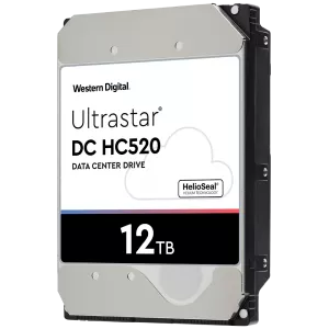 Хард диск HDD 12TB WD Ultrastar DC HC520 3.5 SATAIII 256MB, Наследник на WD Gold (5 years warranty)