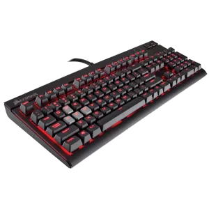 Клавиатура Клавиатура Corsair Gaming STRAFE Mechanical Gaming Keyboard, Backlit Red LED, Cherry MX Red (US)