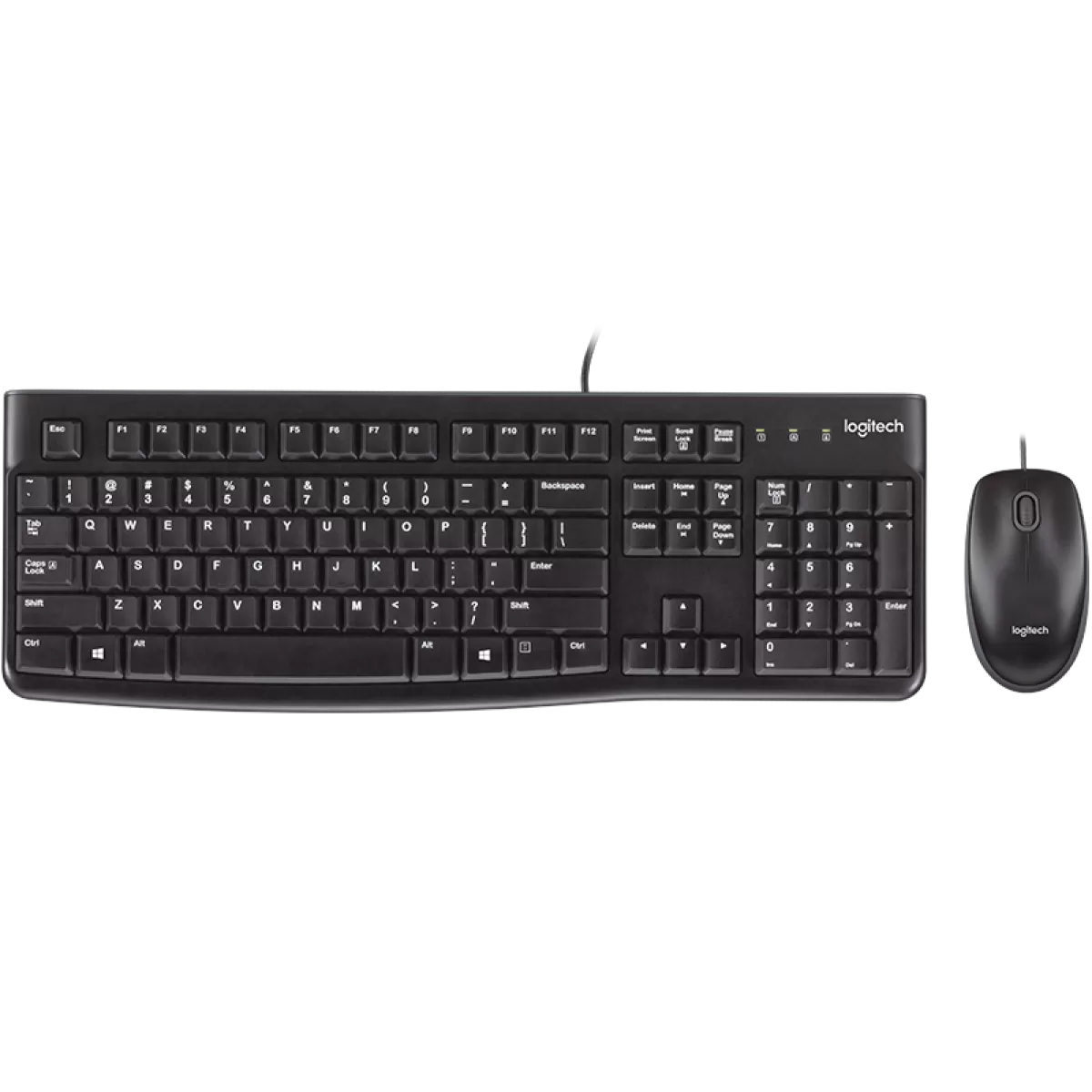 Клавиатура LOGITECH MK120 DESKTOP BLCK US