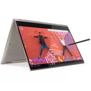 Лаптоп Lenovo Yoga C930 13.9 FullHD IPS Touch i78550U up 4.0GHz QuadCore, 16GB DDR4 onboard, 512GB SSD m.2 PCIe, Backlit KBD, Fingerprint reader, USBC/DP/Thunderbolt, 720p cam, up to 14.5 hours battery, 1.38kg, fullaluminium chassis, Mica Gold, Win 10 + A