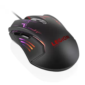 Мишка Lenovo Legion M200 RGB Gaming Mouse, 5button design, up to 2400 DPI with 4 levels DPI switch, 7color circulatingbacklight and a braided cable