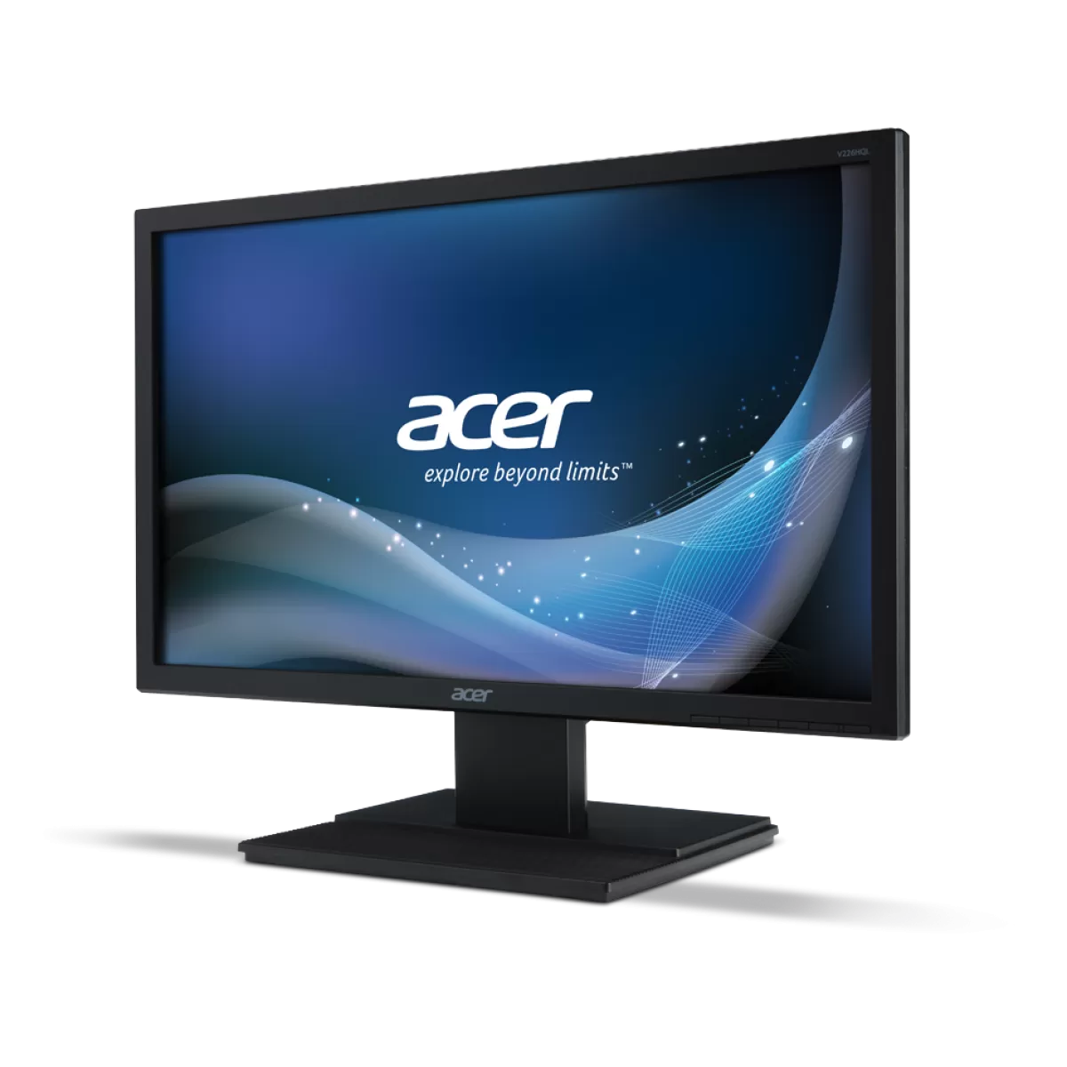 Монитор Monitor Acer V226HQLBbd, LED, 21.5 (55 cm), Format: 16:9, Resolution: Full HD (1920х1080), Response time: 5 ms, Contrast: 100M:1, Brightness: 200 cd/m2, Viewing Angle: 90(H)/65 (V), VGA, DVI, Energy Star 6.0, Acer ComfyView, Acer EcoDisplay, Acer