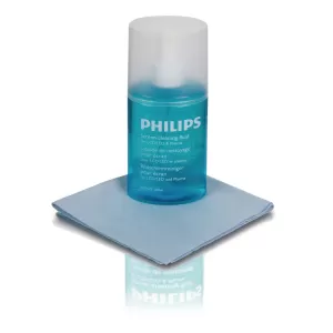Philips почистващ комплект за LCD/LED/Plasma дисплей Ecofriendly спрей+кърпичка