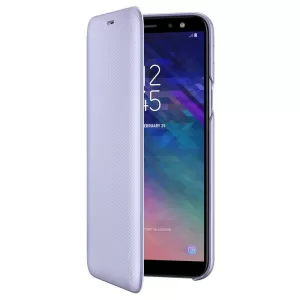 Samsung Galaxy A6 (2018), Flip Wallet Cover, Violet