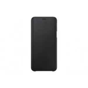 Samsung Galaxy J6 (2018), Flip Wallet Cover, Black