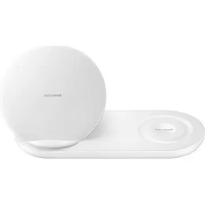Samsung Wireless Charger Duo (Smartphone & Smartwatch), White