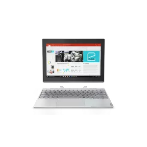 Таблет Lenovo Miix 320 4G 10.1 IPS 1920x1200 x5Z8350 up to 1.92GHz QuadCore, 4GB RAM, 32GB SSD, 5MP cam + 2MP front, Nano SIM, MicroSD, USBC, Micro HDMI, 2 x USB, WiFi, BT 4.0, Platinum, Win 10 + detachable keyboard & pen