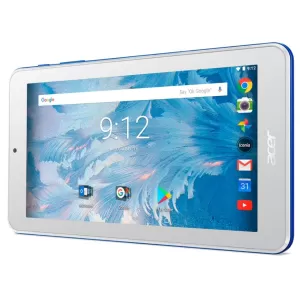 Таблет Tablet Acer Iconia B17A0K53J ANDROIDIEUBE 7.0 WSVGA 2Cww316T 8167/11G/16G/1 cell battery/R/H7WSbgn0.3G2.0MEBN1O1, Blue (rear cover)/White (front)