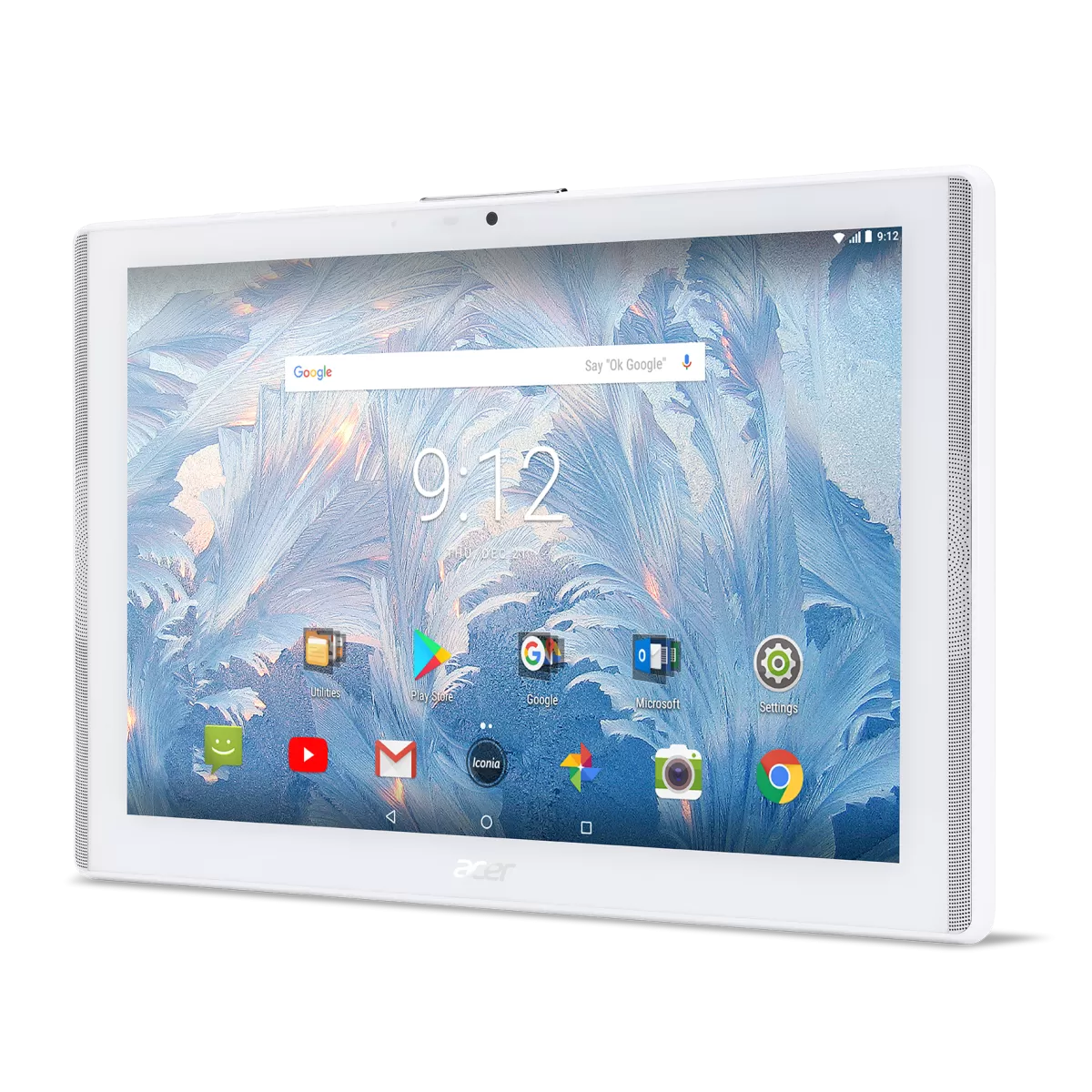 Таблет Tablet Acer Iconia B3A42K8B6 (White) 4G LTE/10.1 WXGA IPS HD (1280x800)/MTK MT8735 quadcore Cortex A53 1.3 GHz/1x2GB LPDDR3, 16GB eMMC/Cam (2MP front), rear 5 MP (2560 x 1920) 1080p FHD/Gsensor, Micro USB, microSD/2cell battery/Android 7.0 (Nougat)