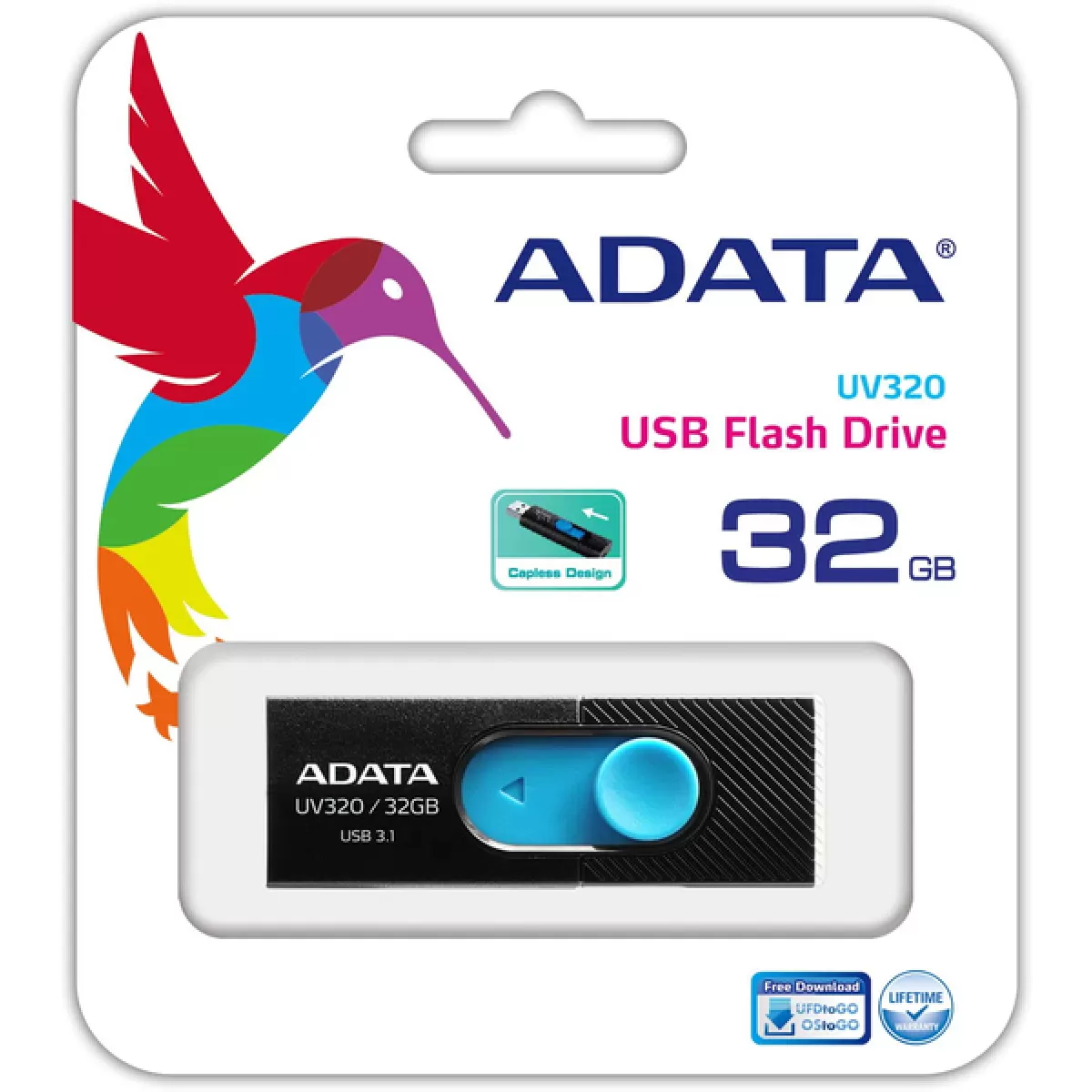USB памет 32G UV220 ADATA BKBL