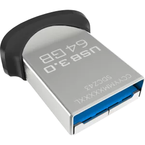 USB памет Флаш памет SanDisk Ultra Fit USB 3.0 Flash Drive 64GB, read speed: up to 150 MB/s