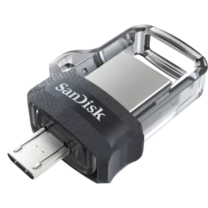 USB памет Флаш памет SanDisk Ultra OTG for Android Dual USB Drive M3.0 64GB, USB 3.0/microUSB Interface, read speed: up to 150 MB/s