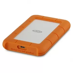 Външен хард диск Lacie 1TB Rugged USBC Silver/Orange