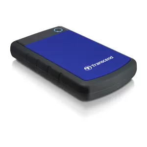 Външен хард диск Твърд диск Transcend 4TB StoreJet 25H3 USB 3.0 2.5 Rubber Case, AntiShock, Blue