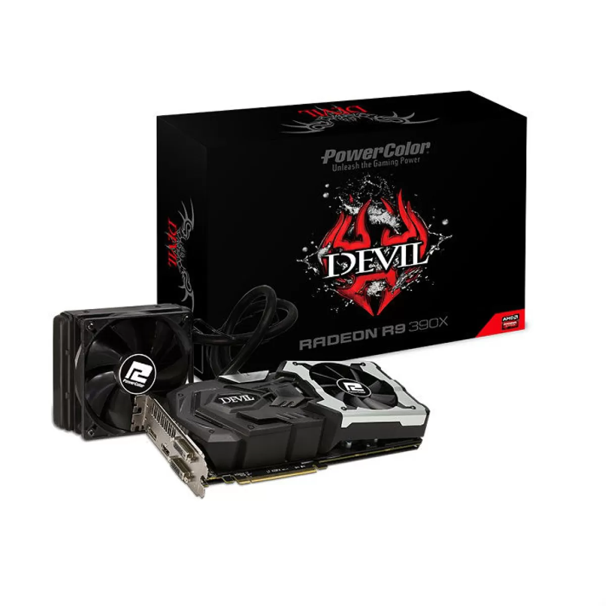 Видео карта POWER C AXR9 390X 8GBD5-ADHE